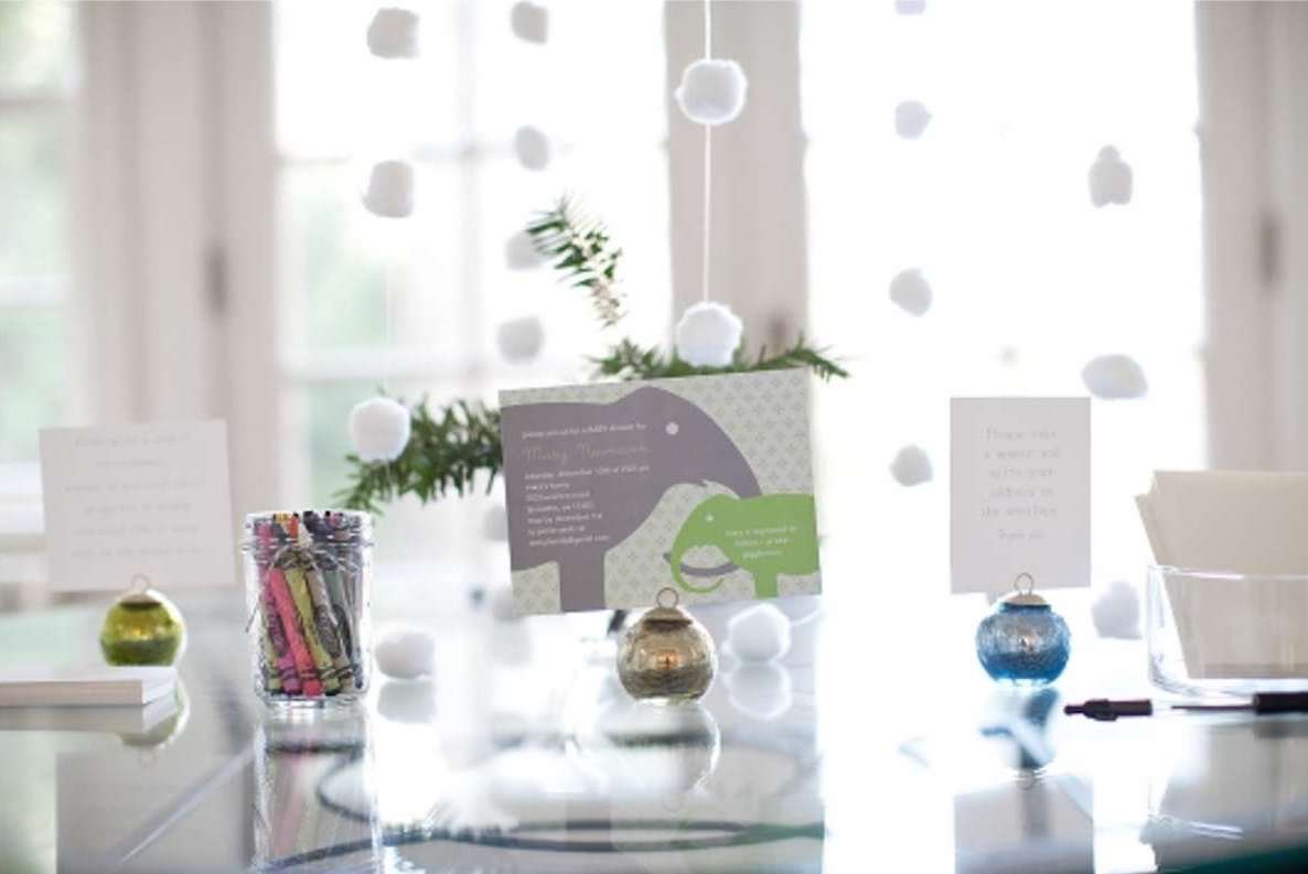 Cotton ball snow craft