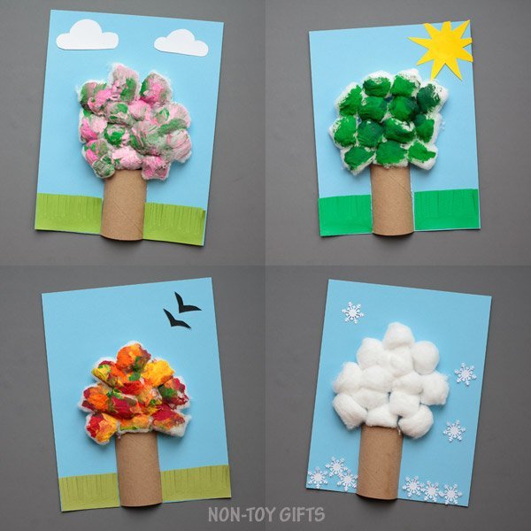 four seasons trees craft