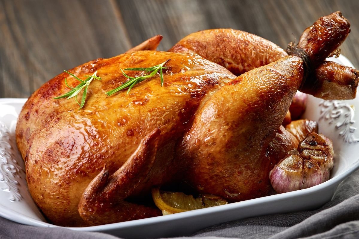 roast chicken with lemon and rosemary