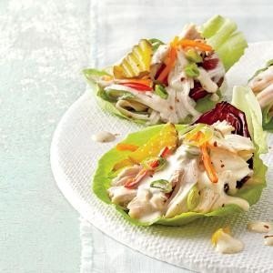 healthy salads chicken lettuce wraps