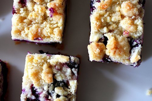 lunch box ideas Blueberry Crumb Bars