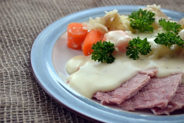 lunch box ideas Ham and Spuds
