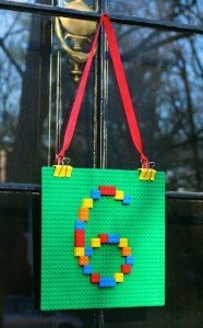 door decoration from lego