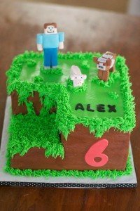 minecraft cake