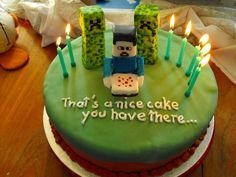 minecraft cake