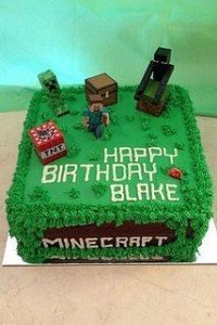 minecraft cake