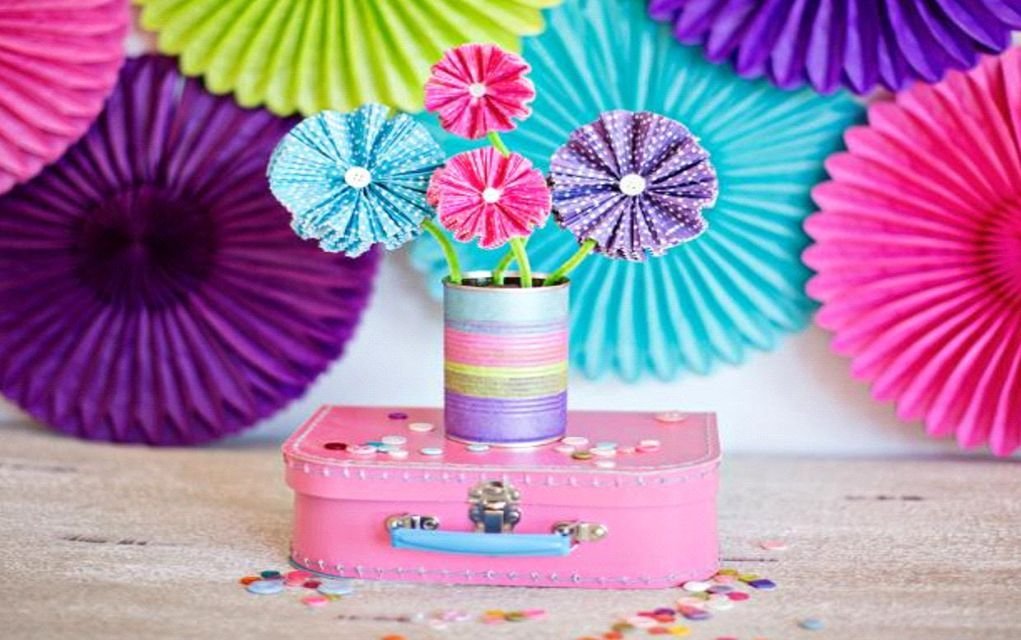 paper cupcake flowers