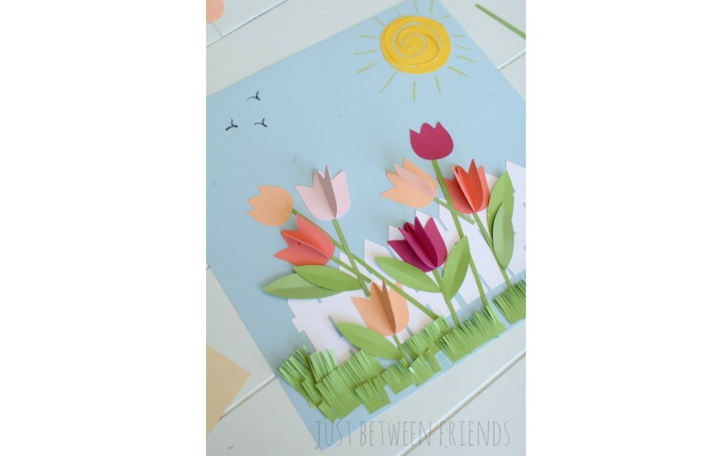 paper flower garden