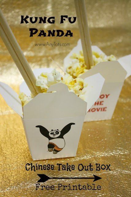 kung fu panda free printable chinese take out box
