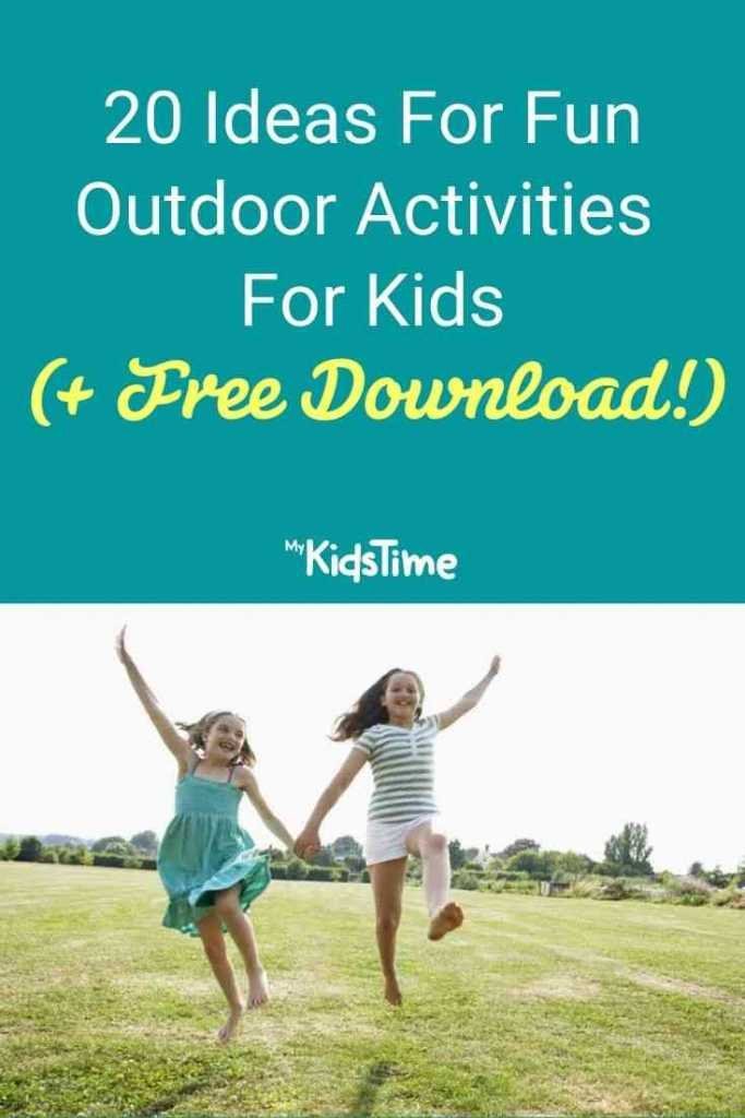 20 fun outdoor activities for kids