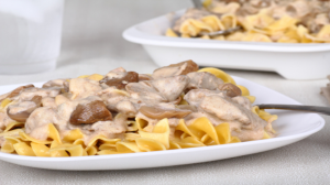 family dinner ideas beef stroganoff