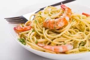 family dinner ideas Linguini with Shrimp