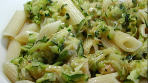 family dinner ideas courgette pasta