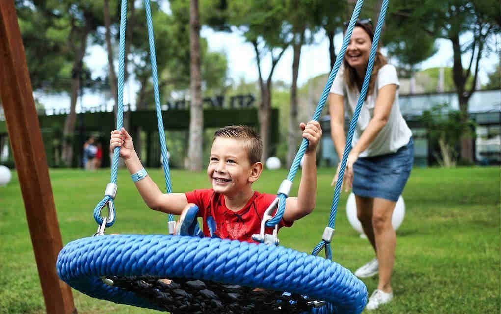 mother and son playing mother and son playing