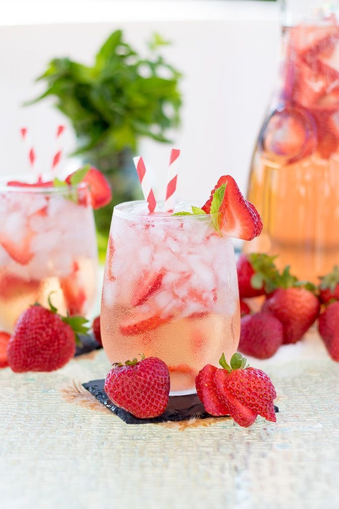 strawberry-rose-sangria