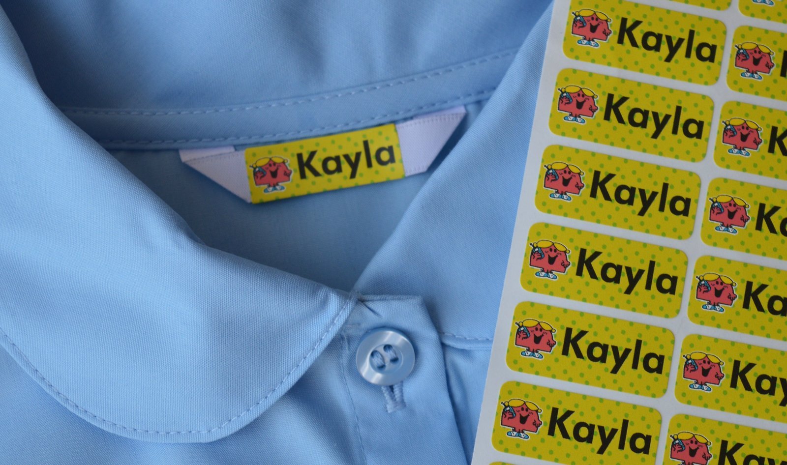 uniform label starting school essentials