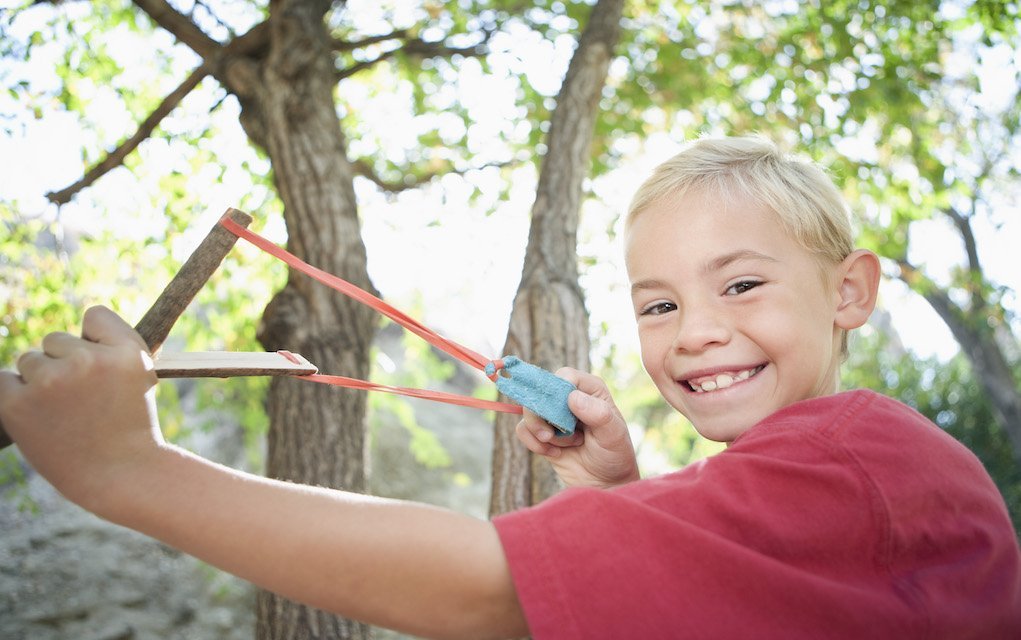 Catapult Slingshot science experiments to try at home