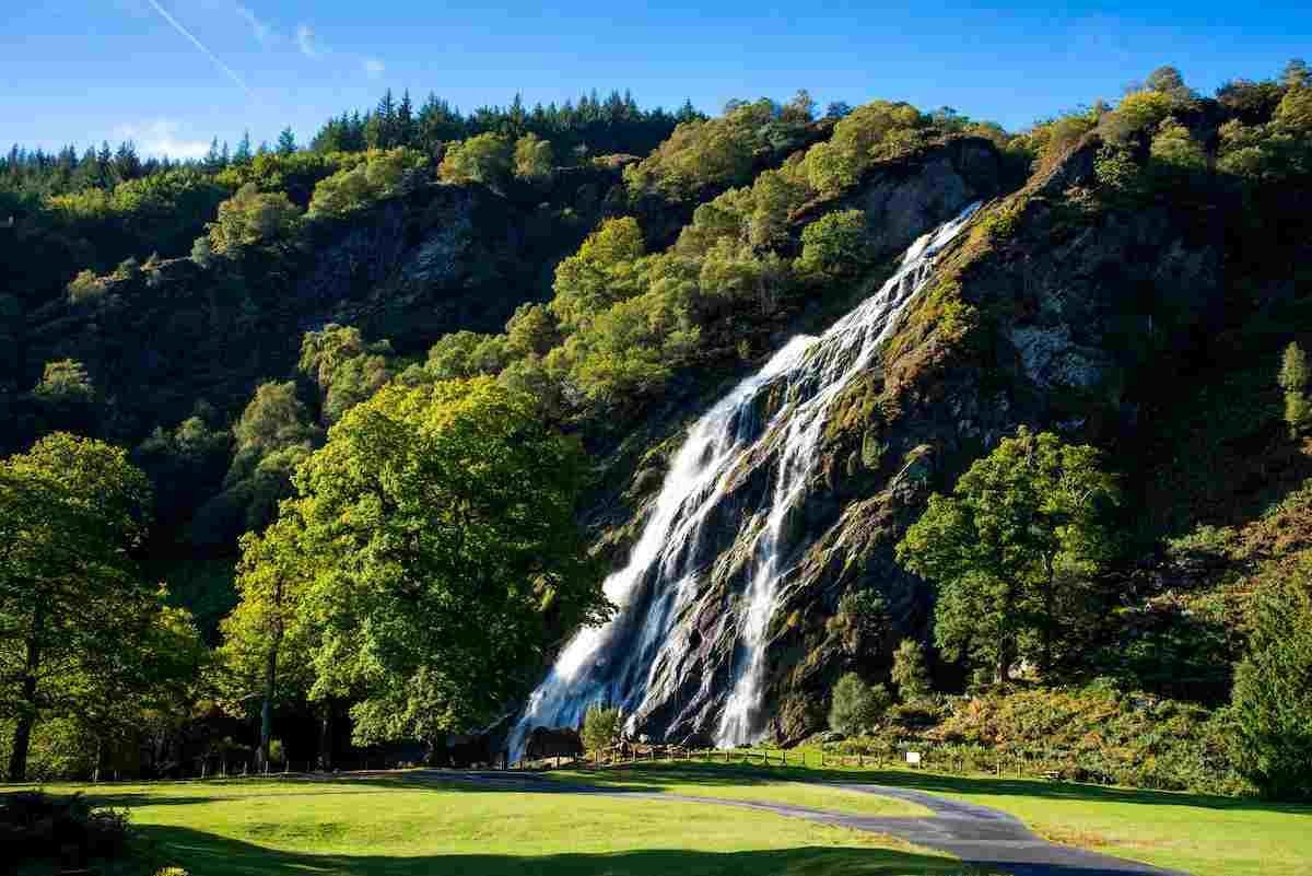Powerscourt Waterfall for waterfalls in Ireland
