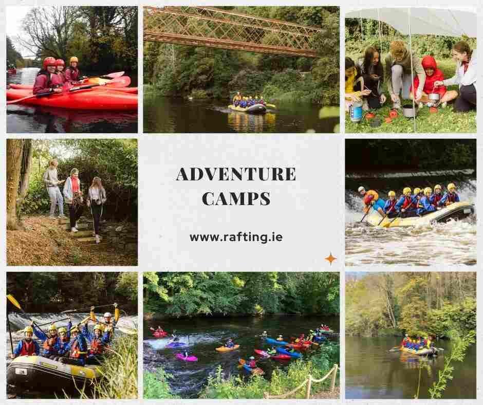Rafting.ie adventure easter camps for kids
