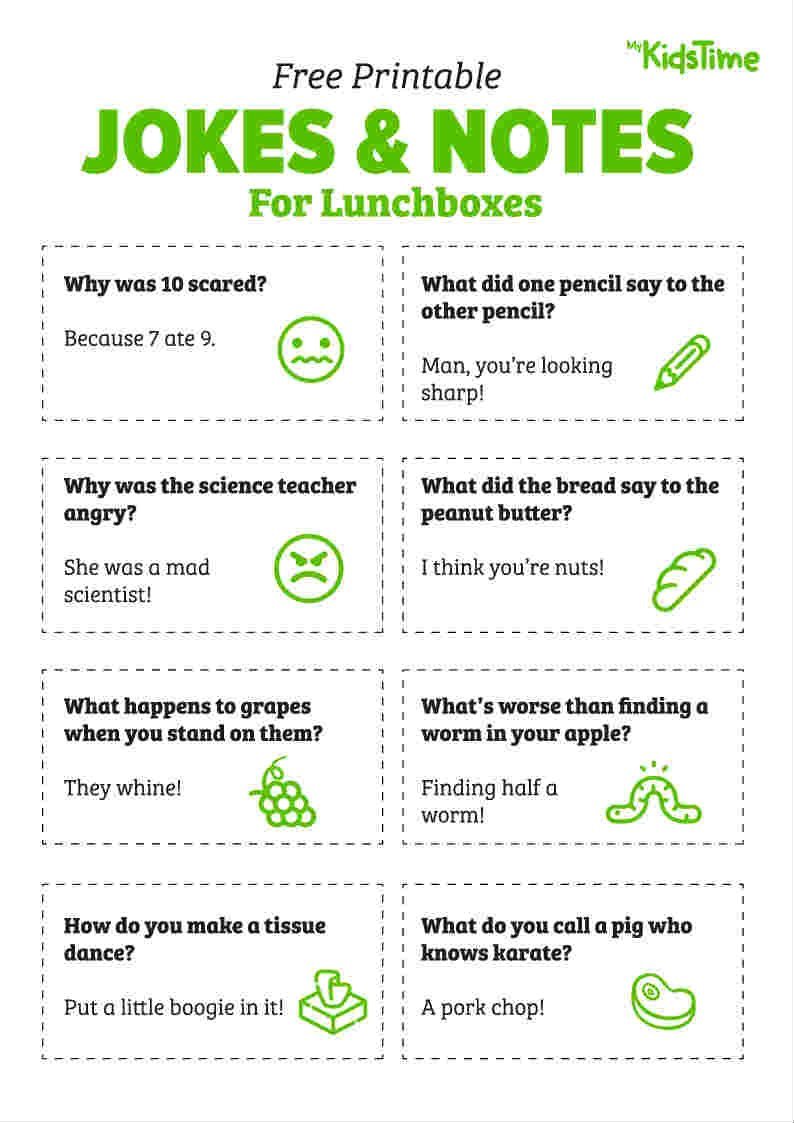 lunchbox notes and jokes