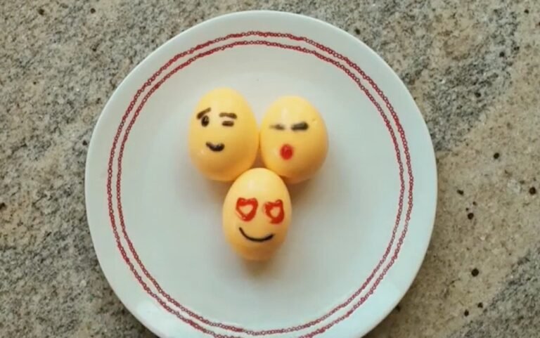 Cute Emoji Eggs recipe