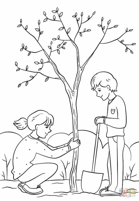 Earth day colouring pages