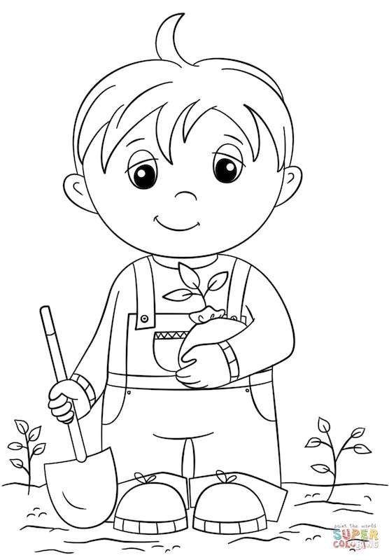 Earth day colouring pages