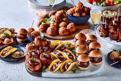 festive canapes and drinks ideas from M&S easy party food ideas
