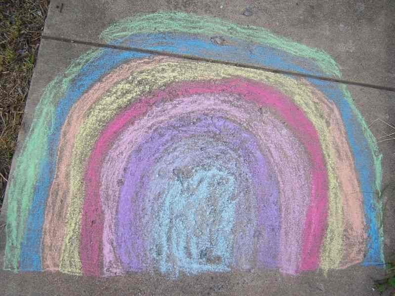 chalk rainbow chalk rainbow