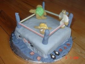 Kids Birthday Cake Ideas - Boxer in a Ring recipe
