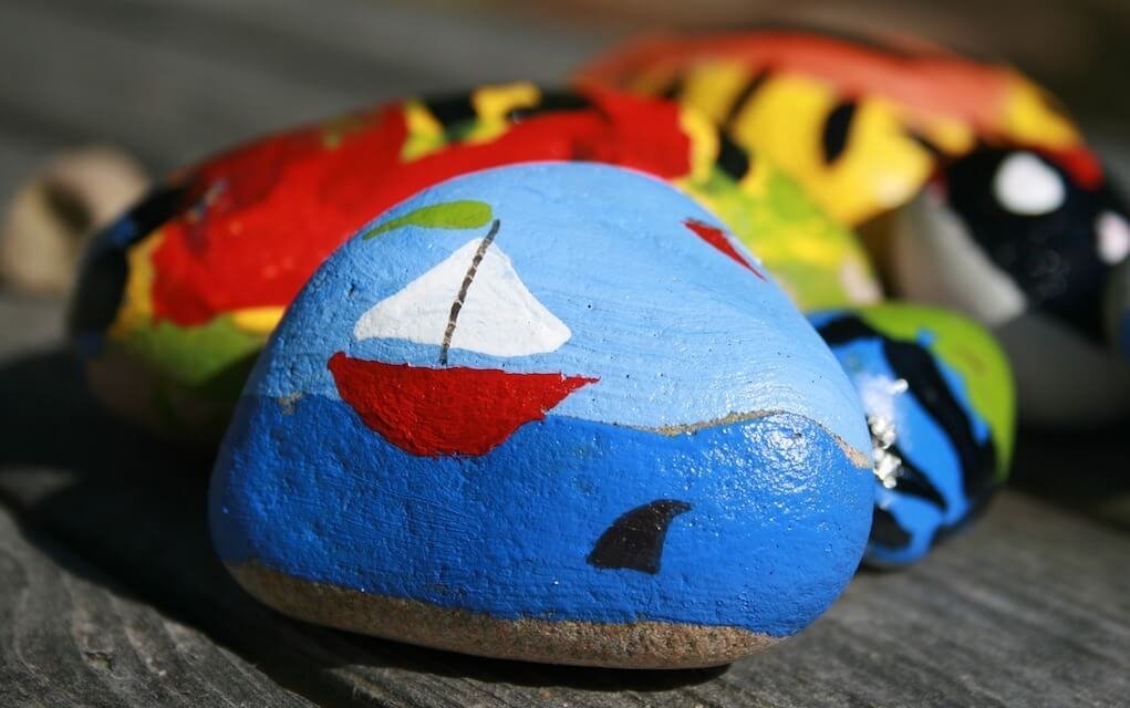 Garden activities for preschoolers painted rocks
