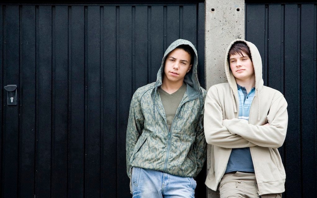 Teenage boys parenting teenagers