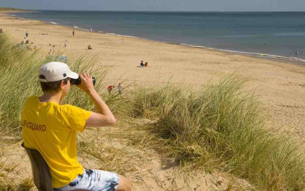 Lifeguard at Morriscastle Dunes Wexford
