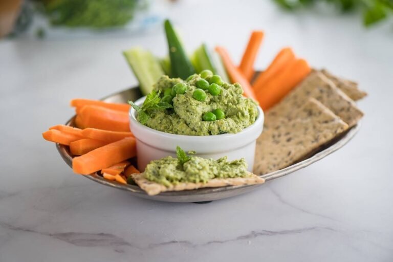 Dish Up a Quick Snack with This Tasty Pea and Mint Dip