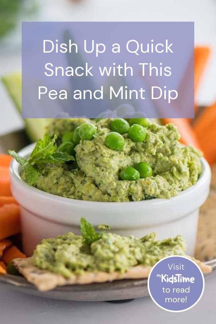 Dish Up a Quick Snack with This Tasty Pea and Mint Dip - Mykidstime