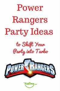 Power Rangers Party Ideas
