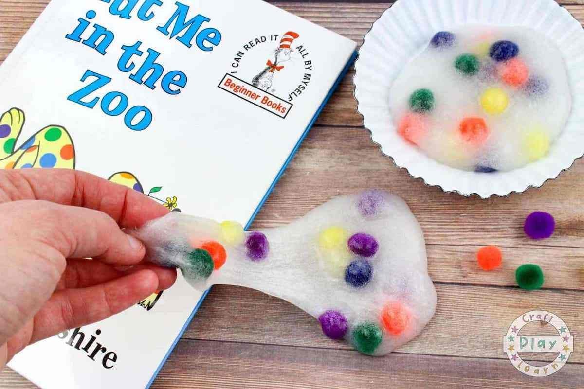 Dr Seuss Clear Slime Dr Seuss Clear Slime for Dr Seuss sensory and crafts