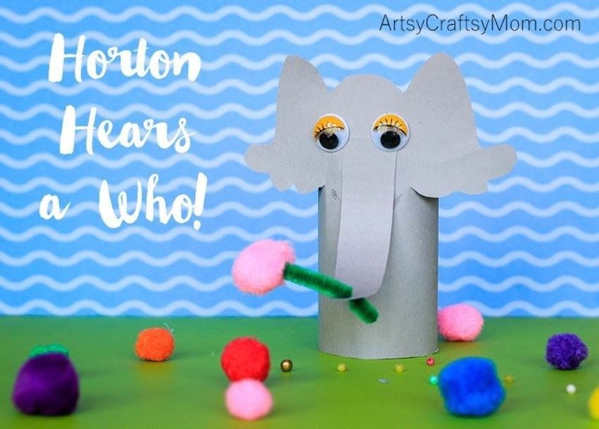 Horton Horton craft for Dr Seuss crafts