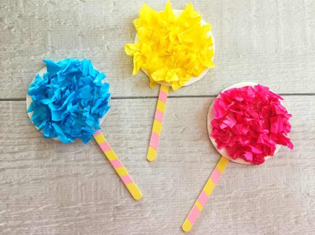 truffula-trees-craft about a mom truffula tress for Dr Seuss crafts and activities