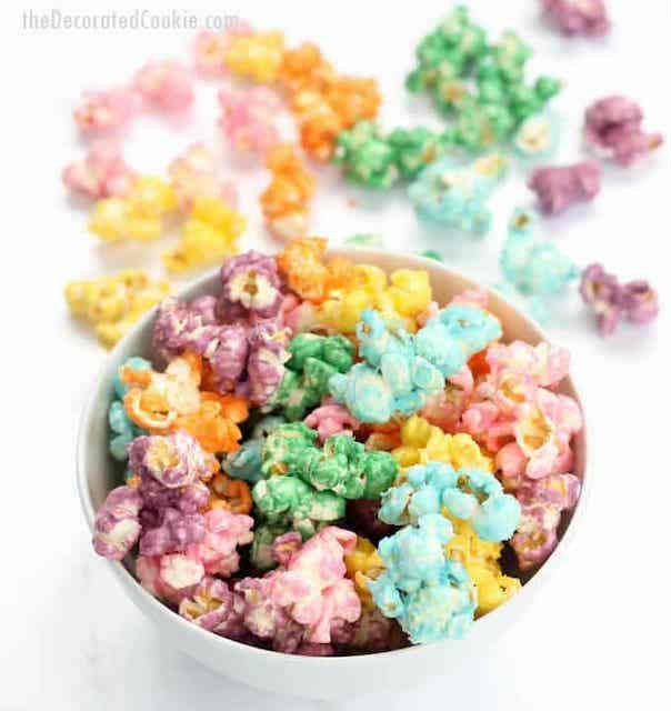 Rainbow popcorn