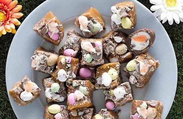 Salted Creme Egg Fudge recipe photo