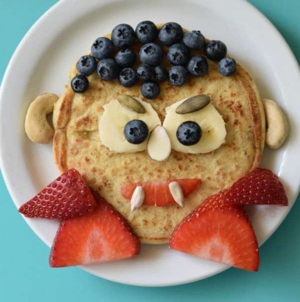 Dracula Halloween Pancakes recipe photo