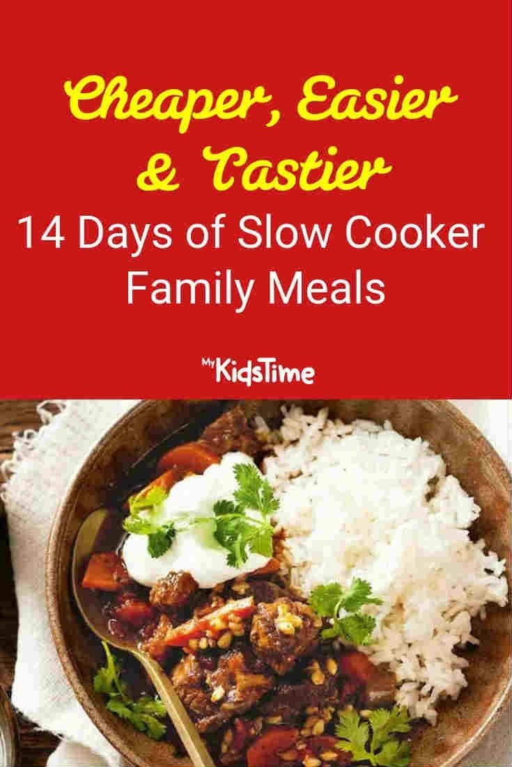 14 Days of Slow Cooker Family Meals - Mykidstime