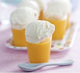 Smoothie Jellies with Ice-Cream recipe