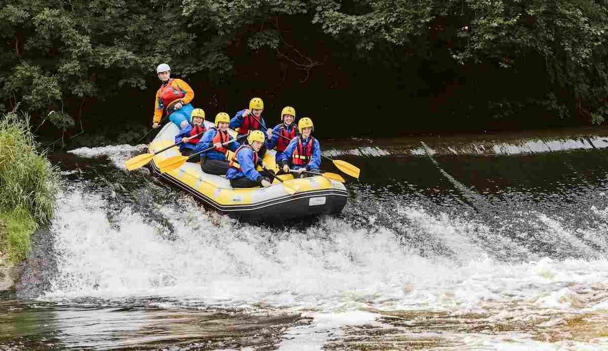 River rafting for days out in ireland for teens